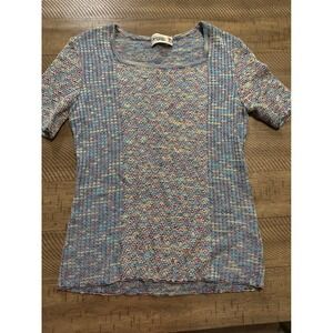 Vintage Missoni Sport Made in Italy Space-Dye Knit Top - EU 42 / US Medium